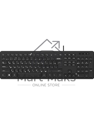 Клавиатура проводная Oklick K733, USB, черный