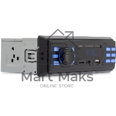 Автомагнитола Digma MCP-225B, 1 DIN, Bluetooth, USB Type-A, AUX