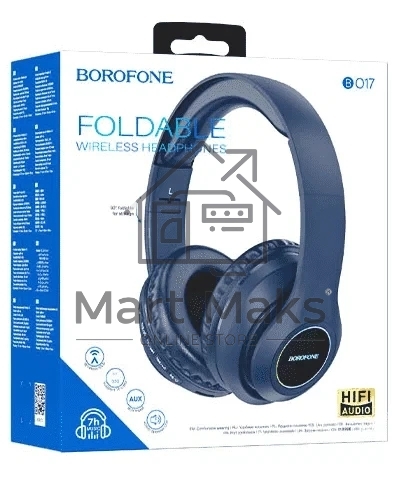 Беспроводные наушники BOROFONE (6974443384284) BO17 голубой