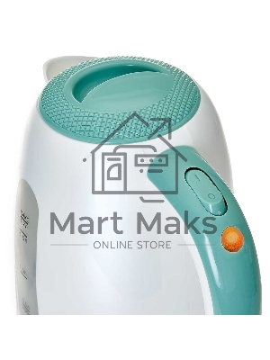 Чайник электрический DELTA DL-1106 белый с мятным 1.7 л, 2,2кВт