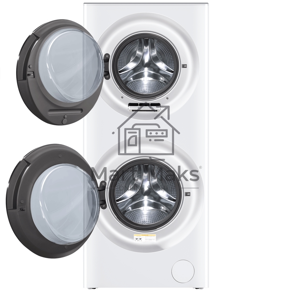 Стирально-сушильная машина Maunfeld MFWD14157WH06 белый, загрузка фронтальная 7 кг, 1400 об/мин., класс: А