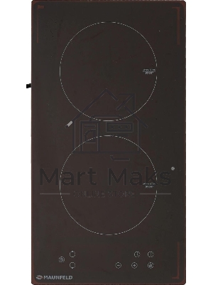 Индукционная варочная панель Maunfeld EVI.292-BK, конфорок: 2 шт., стеклокерамика, независимая, черный