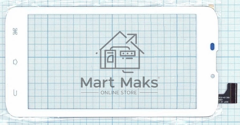 Сенсорное стекло (тачскрин) Explay Tab mini. белое