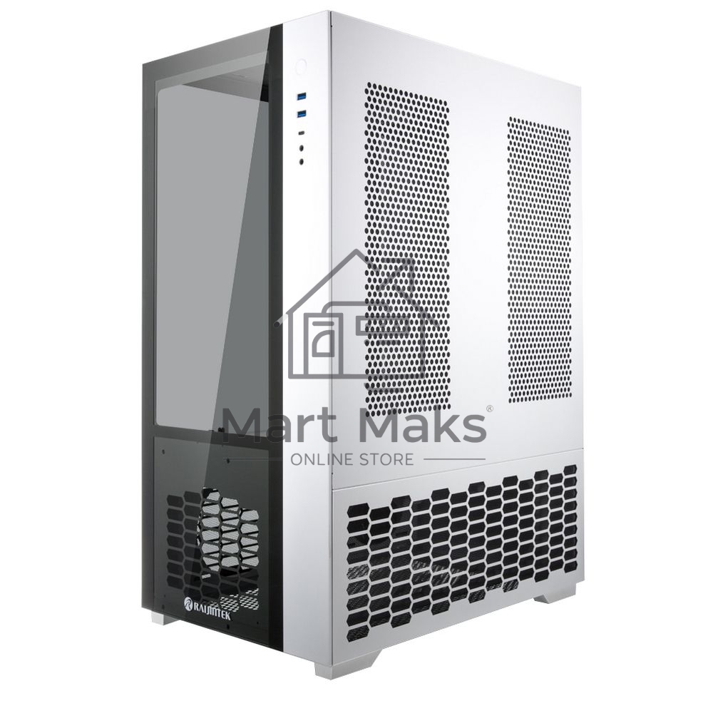 Компьютерный корпус Raijintek PAEAN PREMIUM WHITE 0R20B00209, Aluminum, ATX/MICRO ATX/MINI-ITX, USB3.0x2, Type Cx1, HD Audiox1
