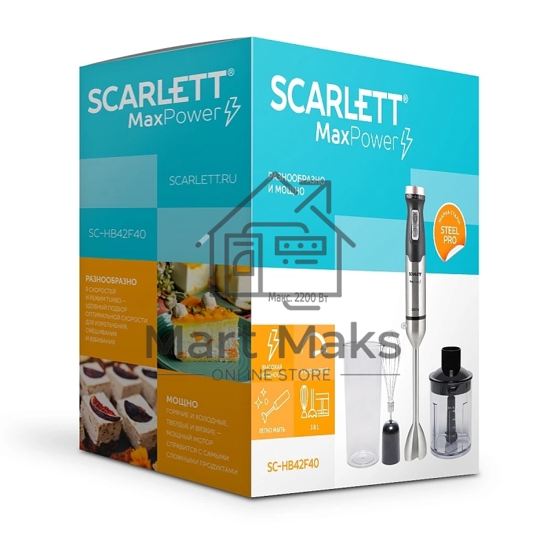 Блендер Scarlett SC-HB42F40 BLACK