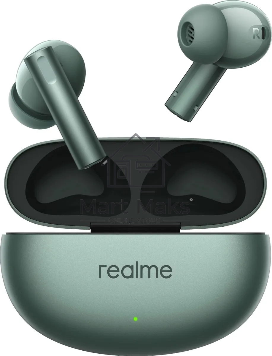 Наушники Realme Buds Air 6 зеленый (RMA2402)