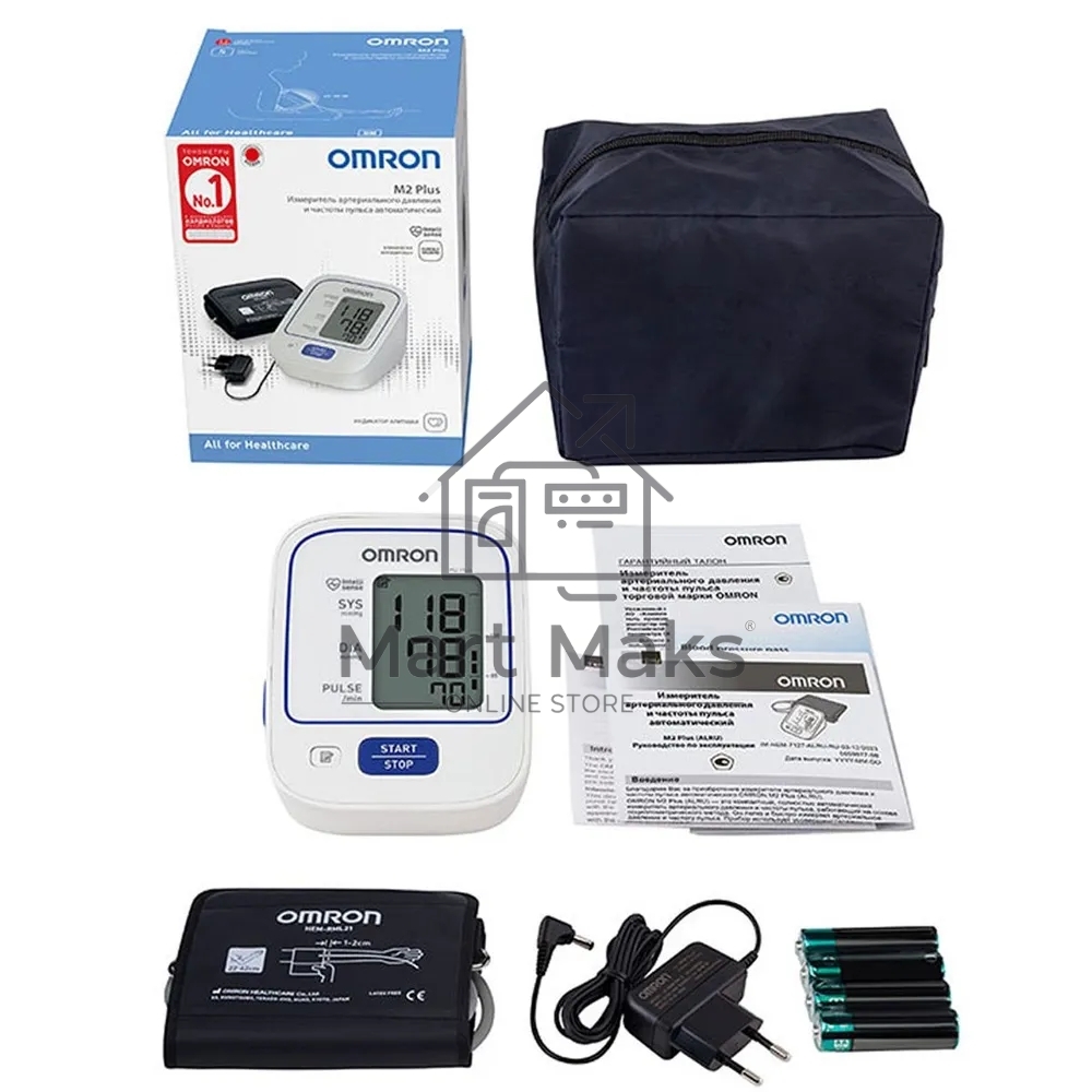 Тонометр автоматический Omron M2 Plus (ALRU)