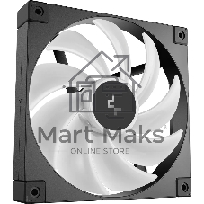 Вентилятор для корпуса DEEPCOOL FD14 ARGb черный, 140 мм, 1650 об/мин, 25.2 дБ, 4 pin