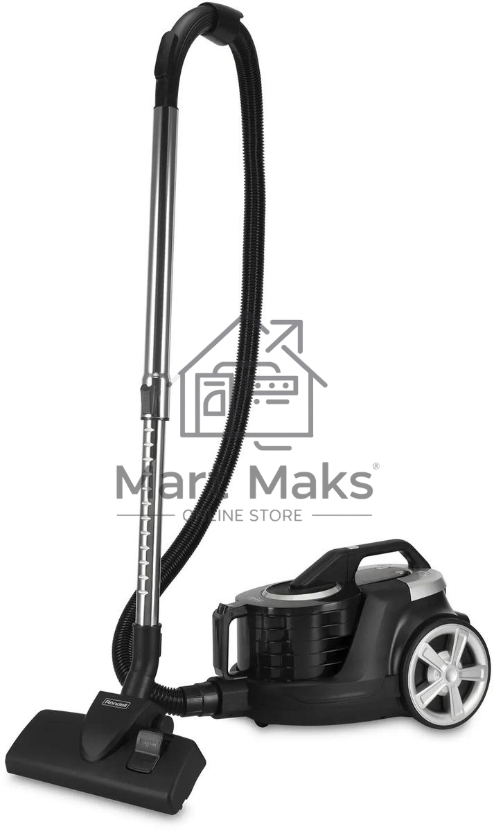 Пылесос Rondell RDE-2060 черный/серый, 500/2400 Вт, уборка сухой, пылесборник контейнер 2.5 л