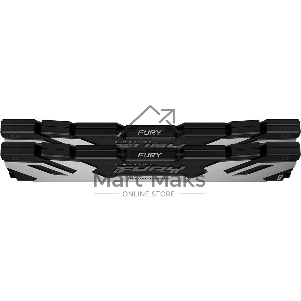 Оперативная память Kingston Fury Renegade, DDR5, 32GB (2x16GB), 8000MHz, CL38, DIMM, с радиаторами, серебристый/черный