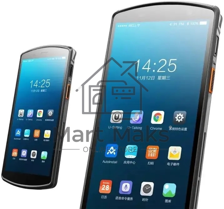 Терминал сбора данных Urovo DT50 (DT50-SU3S11E4F31-M) 2D Image Urovo SE2030, 4/64 ГБ, Android 11, USB, Bluetooth, WiFi, NFC, USB Type-C, MicroSD, Аудио выход, Вход микрофона, SIM, 2G, 3G, 4G, 5.7 