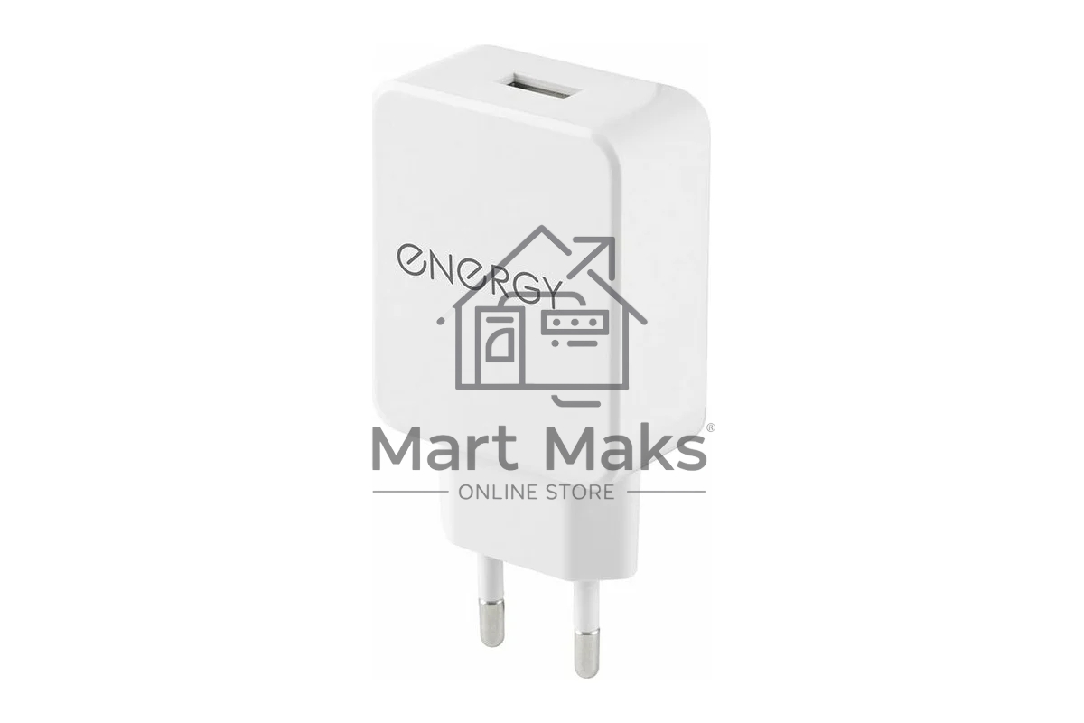 Сетевое зарядное устройство ENERGY ET-32, 2,1А, белый (104290)