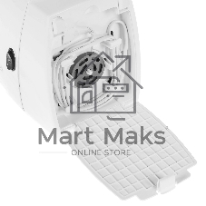 Мясорубка электрическая Аксион М33.04 белый, 1500 Вт, 1.7 кг/мин, реверс, защита от перегрузки, насадки - 5