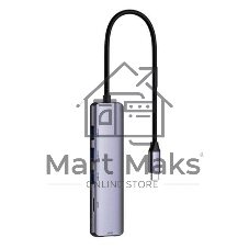 USB-концентратор Netac WF14, USB Type-C, USB/HDMI/MicroSD/SD, USB