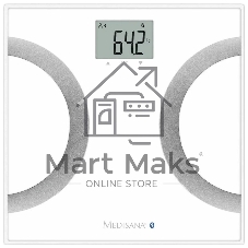 Весы напольные электронные Medisana BS 444 Connect макс.180кг белый