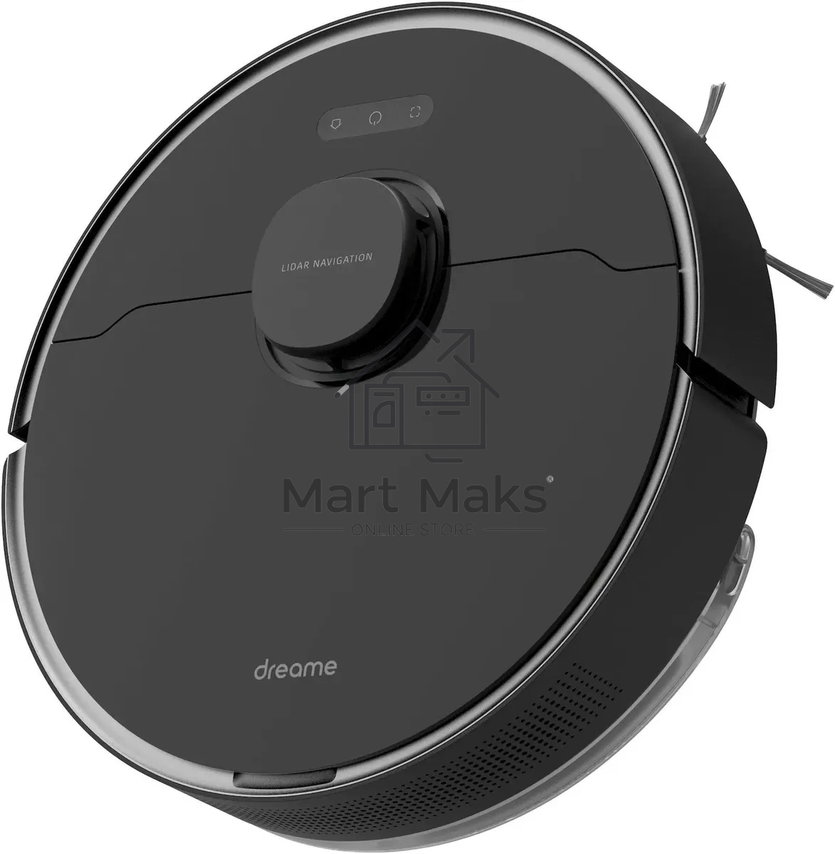 Робот-пылесос Dreame RLS6A D10S Pro черный, 46 Вт, 5200 мАч Li-Ion, уборка сухая/влажная, пылесборник контейнер 0.57 л