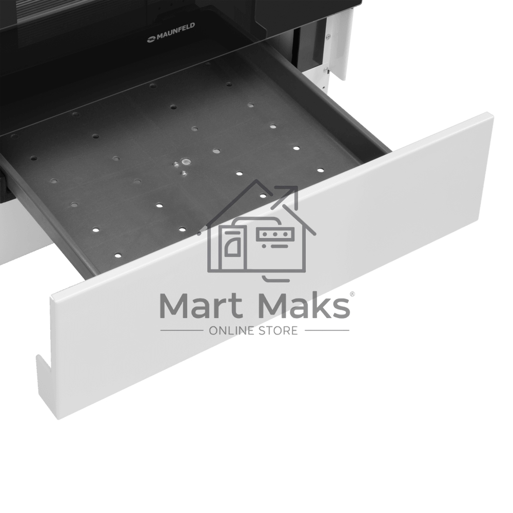 Плита электрическая Maunfeld MEC65CW07 белый, конфорок 4 шт, духовка 60 л, 60 см x 85 см x 60 см