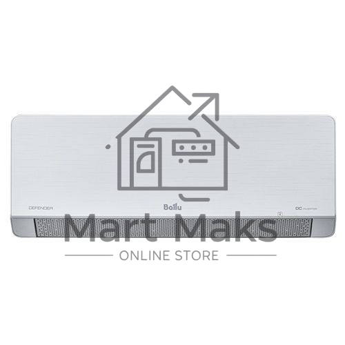 Блок внутренний сплит-системы Ballu Defender BSHI/in-24HN8 инвертор, 24000 BTU, 73 м², 31 дБ, охлаждение, обогрев, осушение, белый