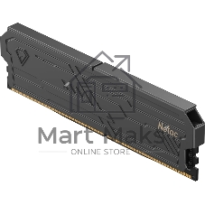 Оперативная память Netac 16GB DDR4 3600Mhz, (8GBx2) DIMM Shadow III, Black, с радиатором