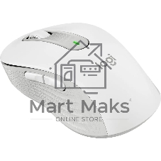 Мышь беспроводная Logitech Signature M650 белый, 4000 dpi, радиоканал, Bluetooth, USB, кнопки - 5