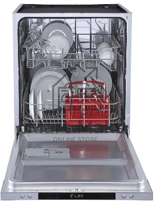Встраиваемая посудомоечная машина LEX PM 6062 B, нержавеющая сталь, 59.8 см, 12 компл., 49 дБ, класс A++