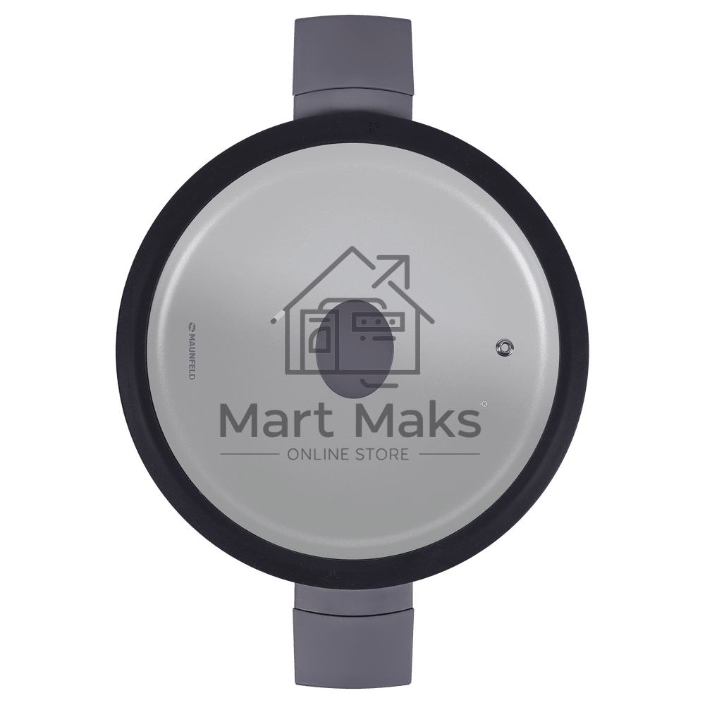 Кастрюля Maunfeld ASTRID MF24ASTR1CR из кованого алюминия со стеклянной крышкой, 24см, 4.6 л