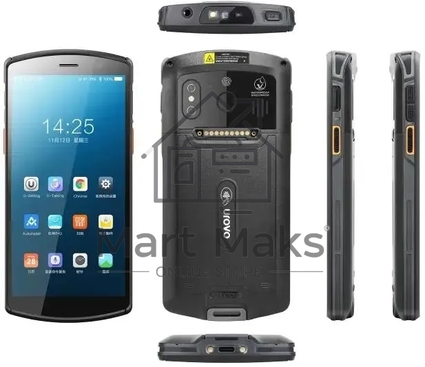 Терминал сбора данных Urovo DT50 (DT50-SU3S11E4F31-M) 2D Image Urovo SE2030, 4/64 ГБ, Android 11, USB, Bluetooth, WiFi, NFC, USB Type-C, MicroSD, Аудио выход, Вход микрофона, SIM, 2G, 3G, 4G, 5.7 