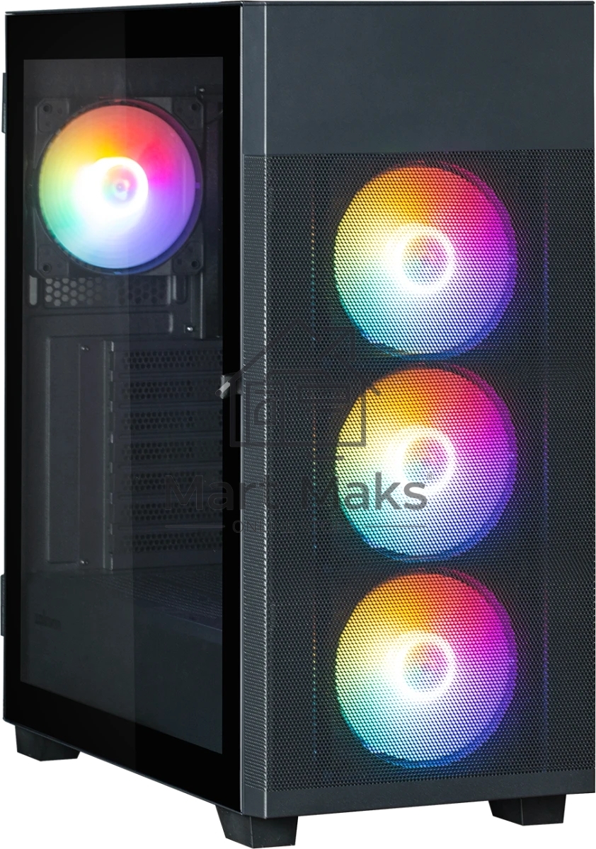 Компьютерный корпус ZALMAN S5 NEO, ATX, BLACK, WINDOW, 2xCOMBO (3.5