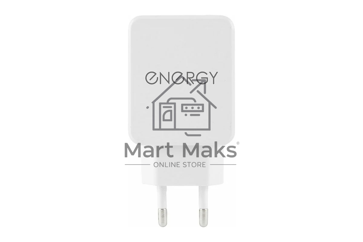 Сетевое зарядное устройство ENERGY ET-32, 2,1А, белый (104290)