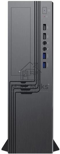 Компьютерный корпус Slim Case Powerman EL555 черный PM-300ATX 2хUSB 3.0+2хUSB 2.0,HD,Audio mATX, miniATX
