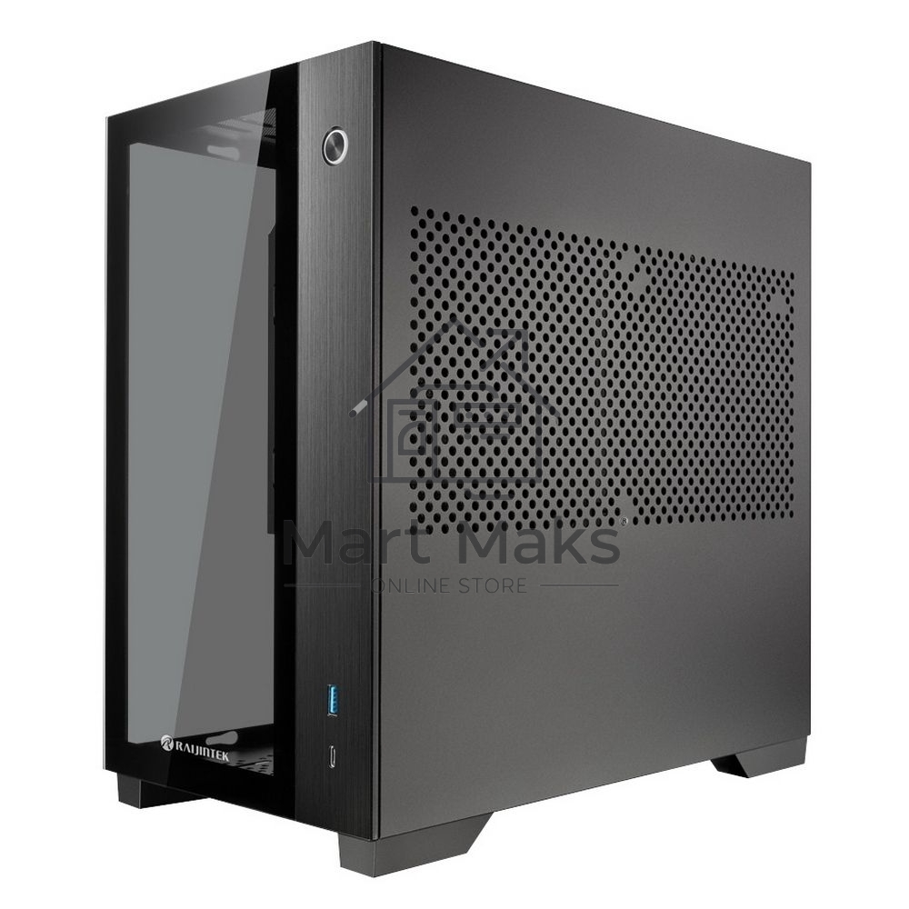 Компьютерный корпус Raijintek PAEAN MINI 0R20B00213 black, Mini-ITX, for psu ATX PS/2, USB3.0x2, USB2.0x2, HD Audiox1