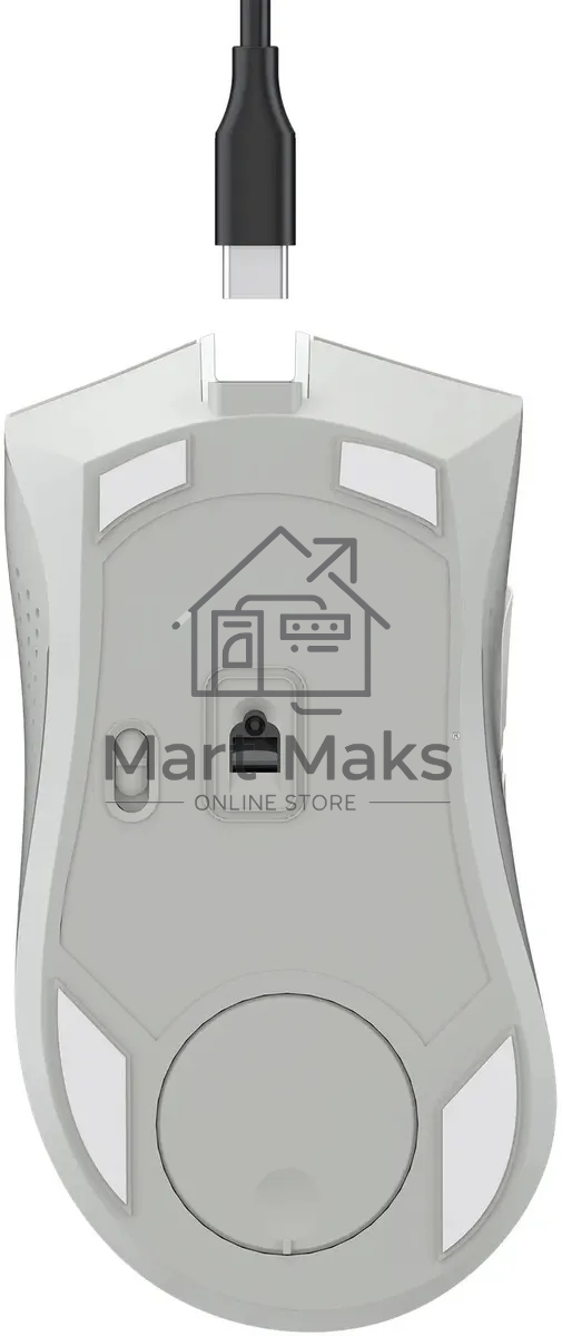 Мышь беспроводная A4Tech Bloody R90 Plus белый, 5000 dpi, радиоканал, USB, кнопки - 8