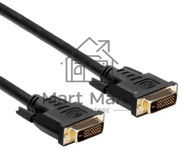 Кабель PERFEO D8101 DVI-D вилка - DVI-D вилка, длина 2 м.