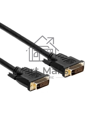 Кабель PERFEO D8101 DVI-D вилка - DVI-D вилка, 2 м