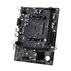 Материнская плата CBR B450M Challenger, AM4, AMD B450, 2xDDR4, 4xSATA, 1xM.2, 1xPCIe 3.0 x16, 1xPCIe x1, 1xHDMI, 1xVGA, 1x1Gb LAN, 2xUSB 2.0, 2xUSB 3.2 Gen 1, 3x3.5 мм, 7.1, mATX