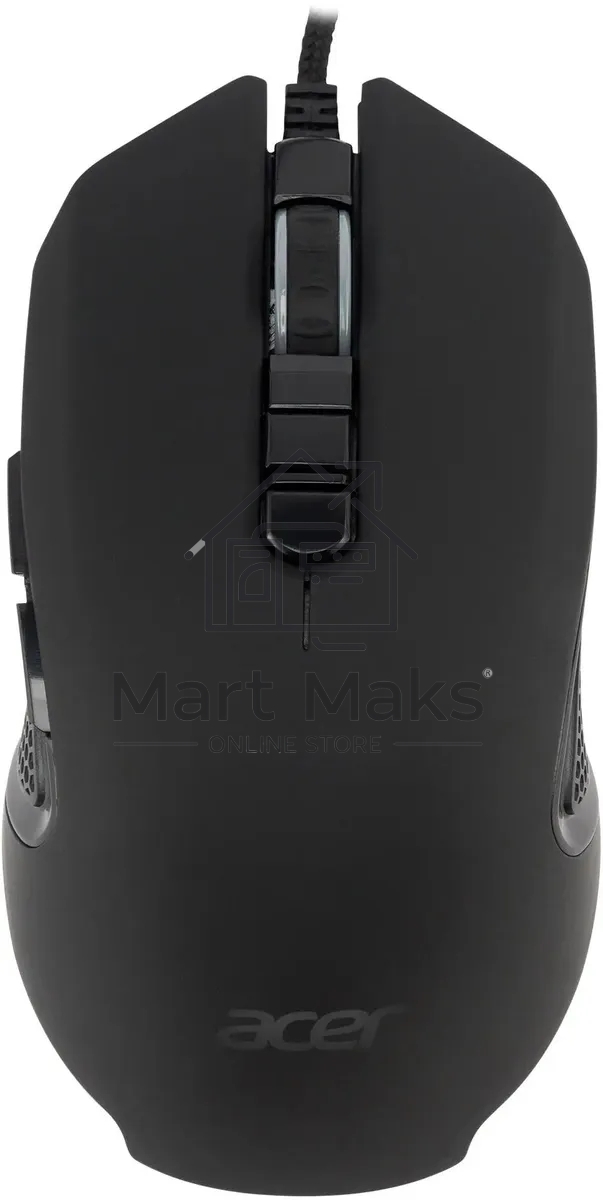 Мышь проводная Acer OMW160 черный, 6400 dpi, USB, кнопки - 8