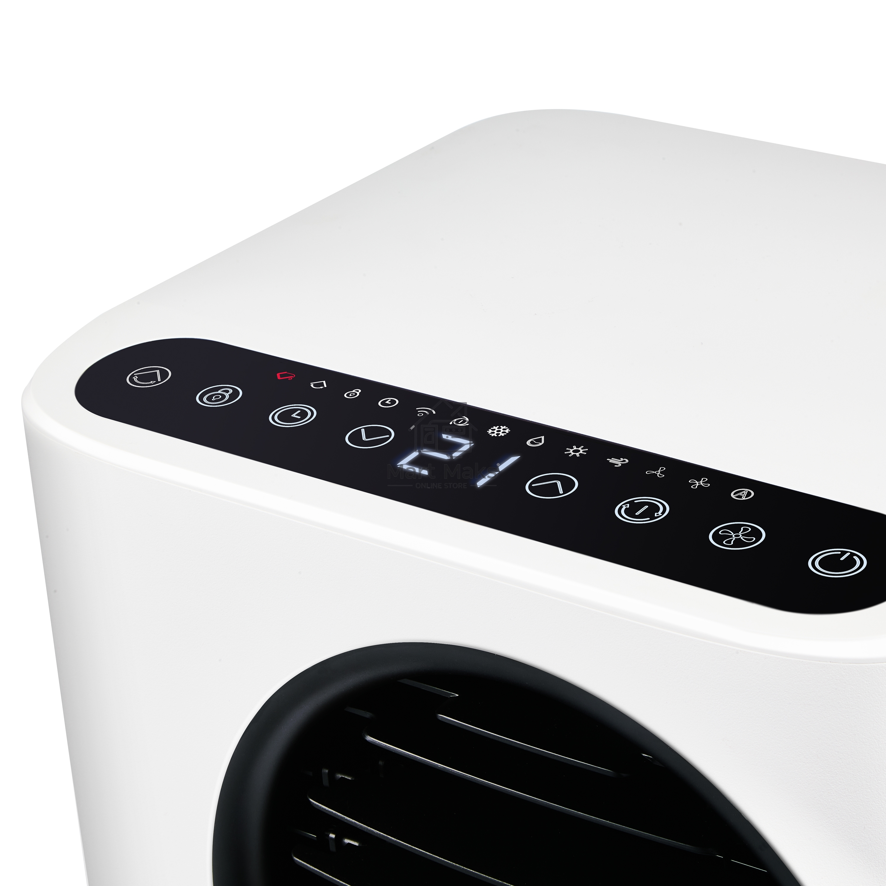 Кондиционер мобильный Ballu Eclipse BPAC-07 EPW/N6 7000 BTU, 18 м², 50 дБ, охлаждение, осушение, белый