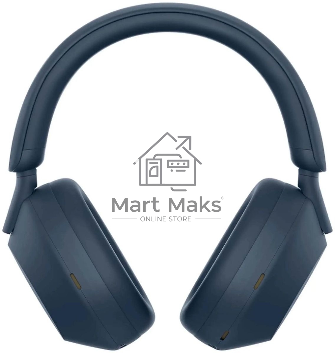 Наушники мониторные Sony WH-1000XM5, 1.2м, Buetooth, синий