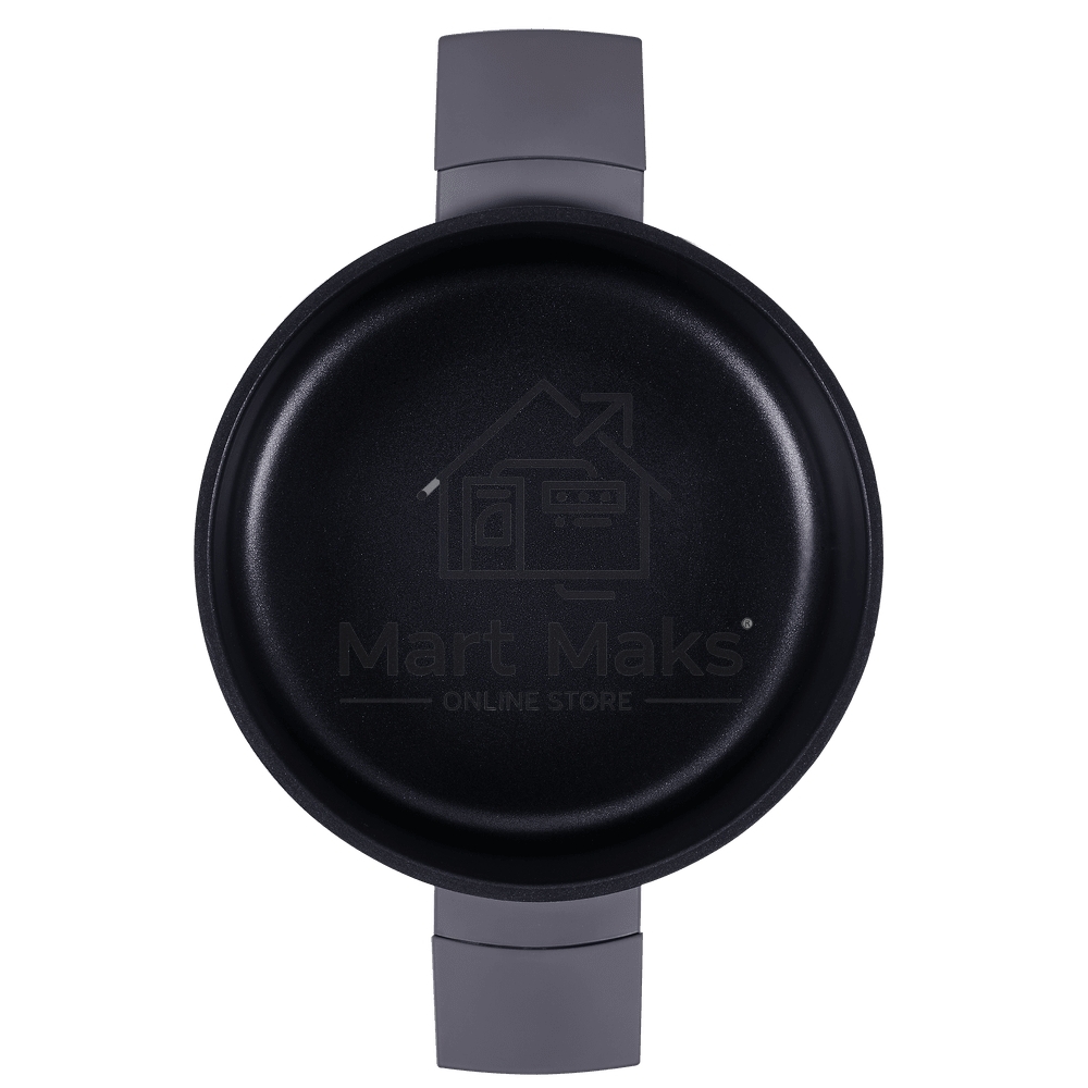 Кастрюля Maunfeld ASTRID MF24ASTR1CR из кованого алюминия со стеклянной крышкой, 24см, 4.6 л