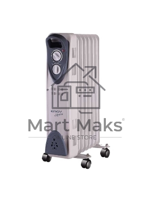 Обогреватель масляный Engy EN-2207 Modern (7 секций) белый, 1500 Вт, 15 м2, термостат