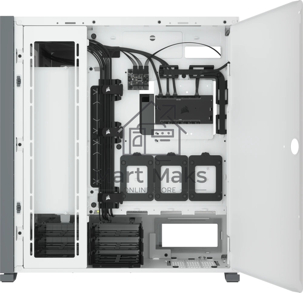 Компьютерный корпус Corsair iCUE 7000X RGB CC-9011227-WW Full-Tower ATX, белый, Tempered Glass (639459)