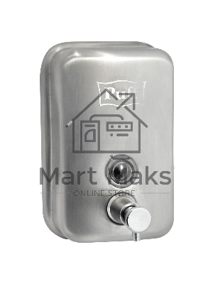 Дозатор для жидкого мыла из нерж. стали, матовый puff-8605m хром матовый, 500 мл, 17х12х12 см