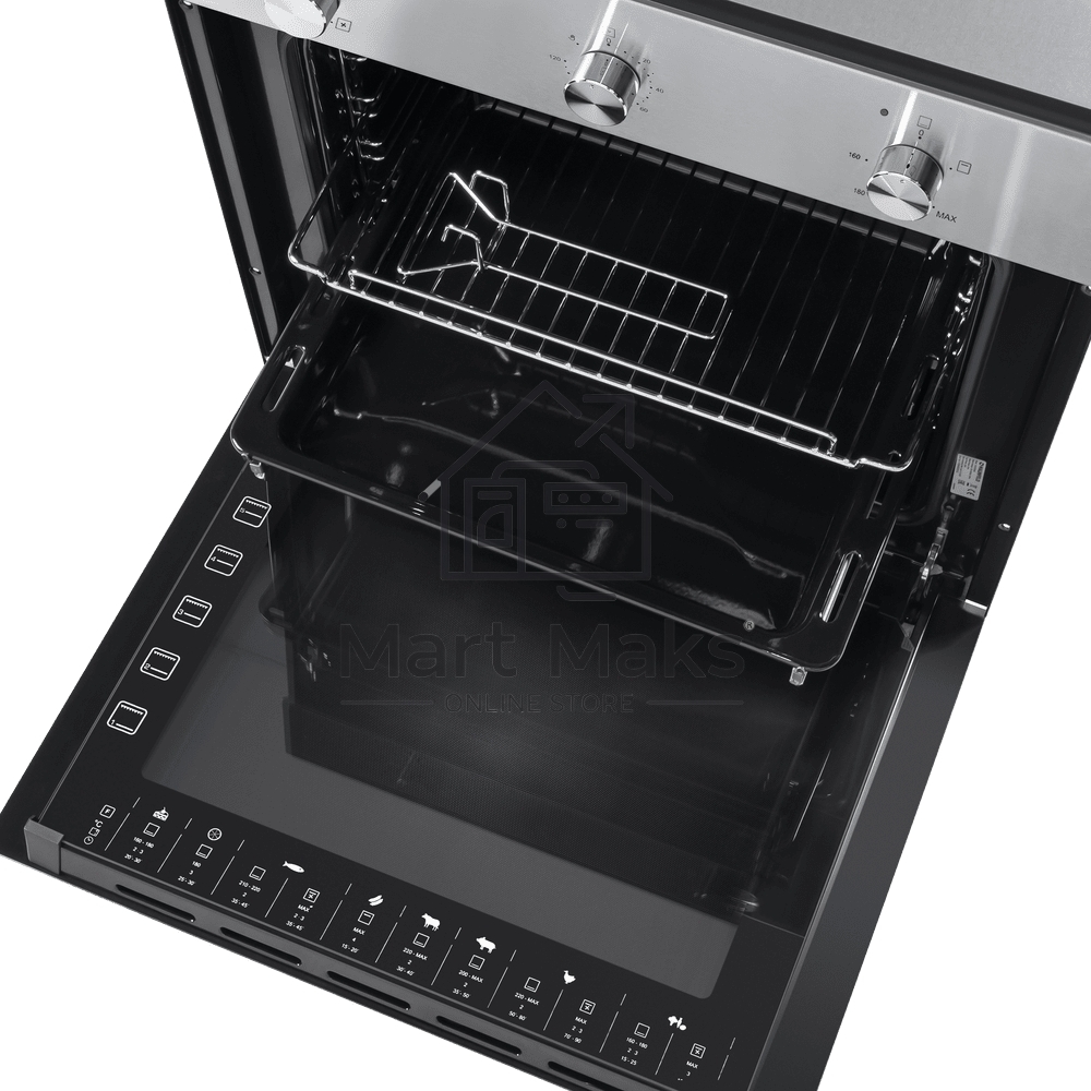 Шкаф духовой газоэлектрический MAUNFELD EOGC604S Slim