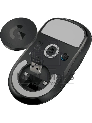 Мышь беспроводная Logitech G PRO X SUPERLIGHT черный, 25600 dpi, радиоканал, USB, кнопки - 5