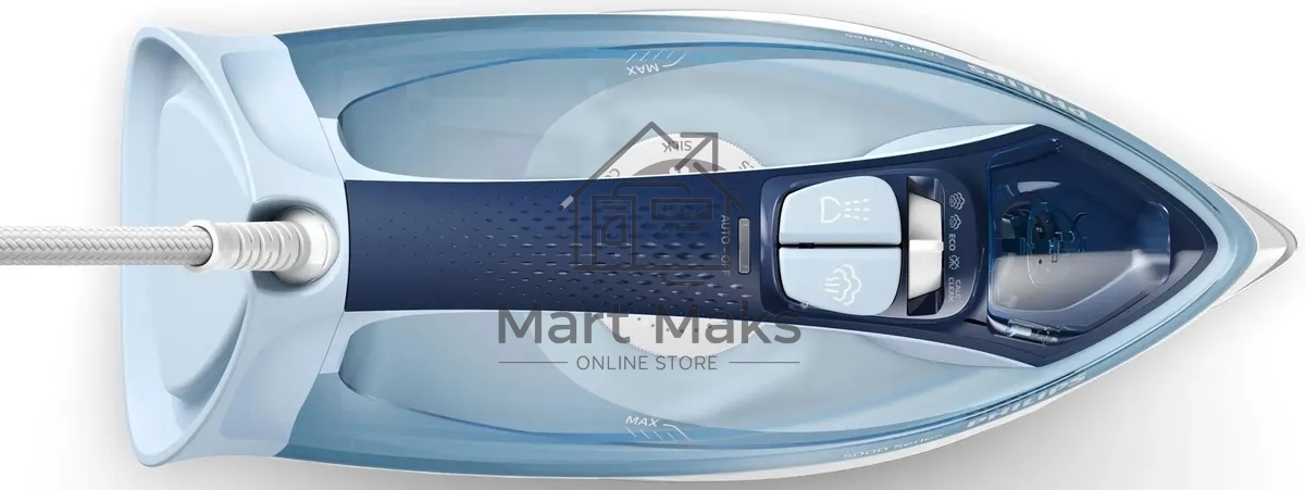 Утюг электрический Philips DST5030/20 2400 Вт, удар 180 г, пар 45 г/мин, 320 мл, SteamGlide Plus, автоотключение