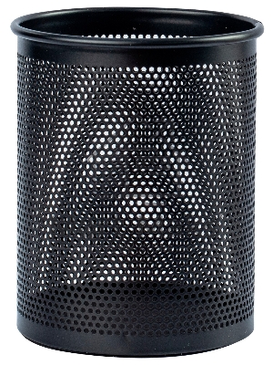 Подставка Deli E909 для письменных принадлежностей, черный, металл, сетка