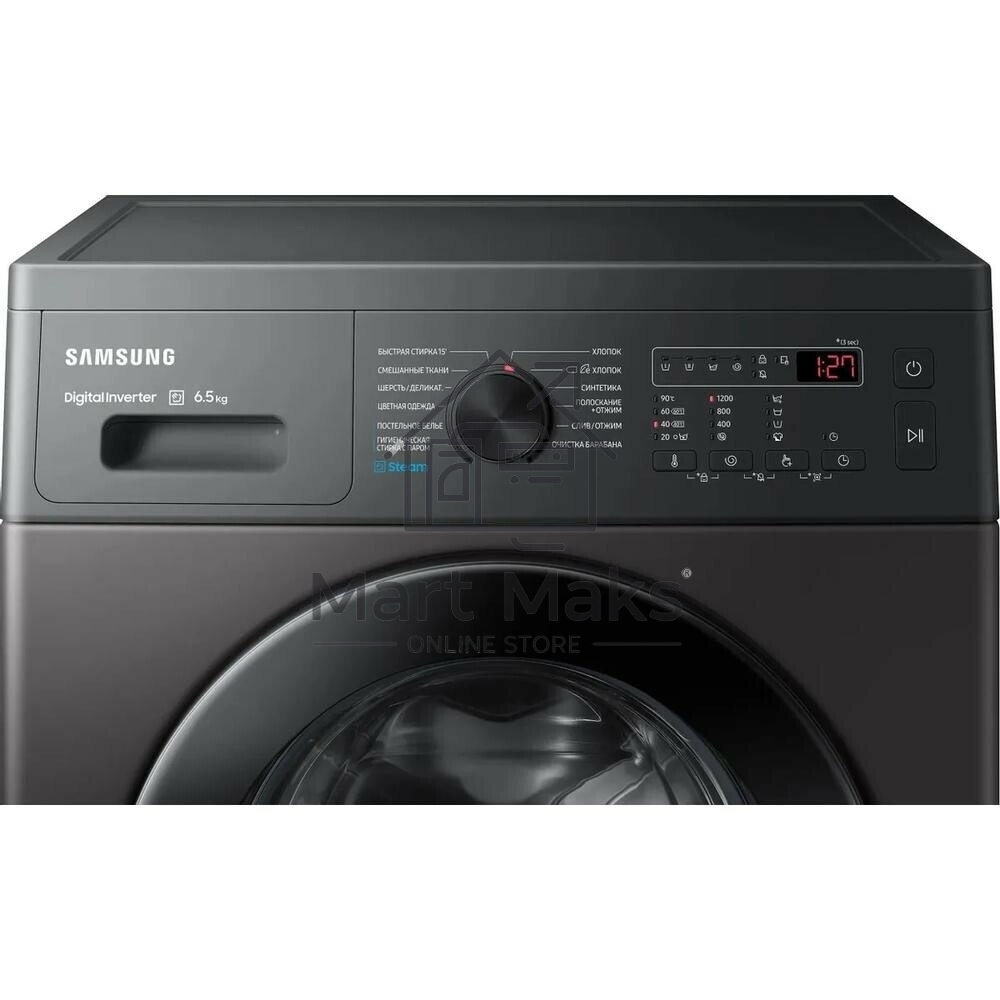 Стиральная машина Samsung WW65AG4S20CX/LP серый, загрузка фронтальная 6,5 кг, 1200 об/мин., класс: А