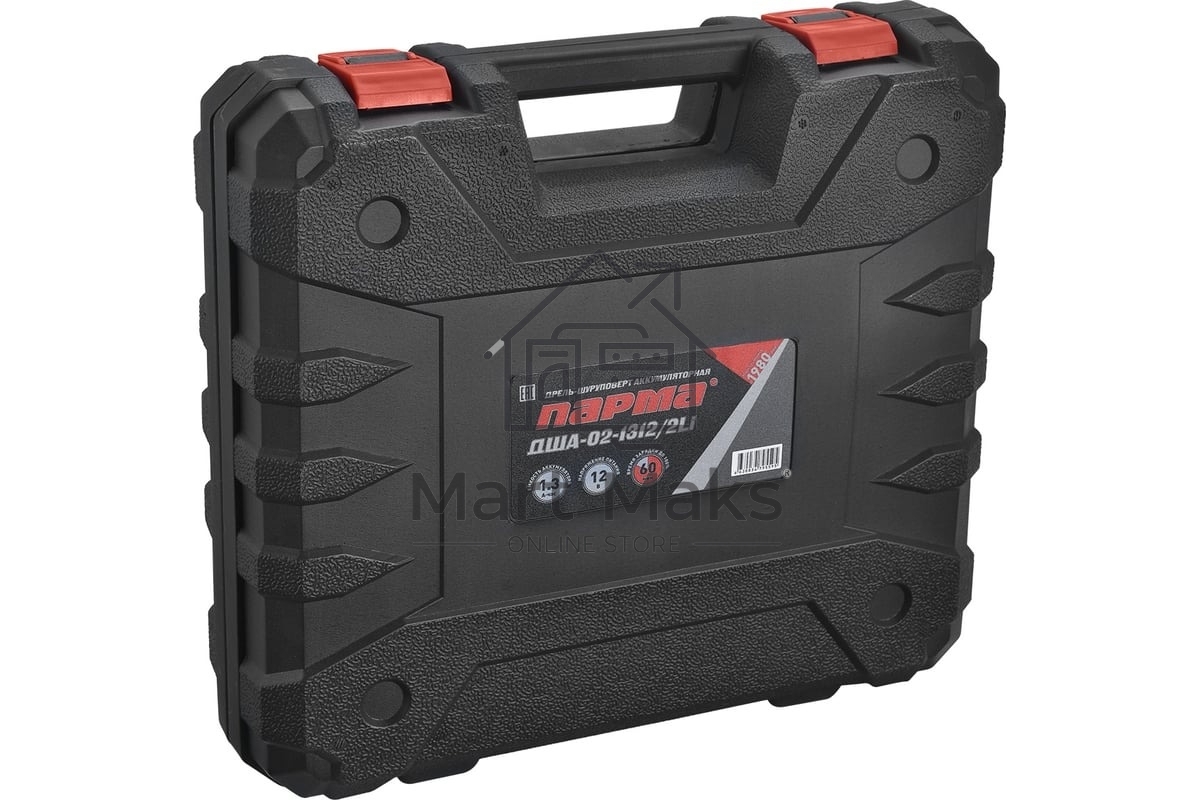 Дрель-шуруповерт Парма акк. ДША-02-1312/2Li 02.021.00006