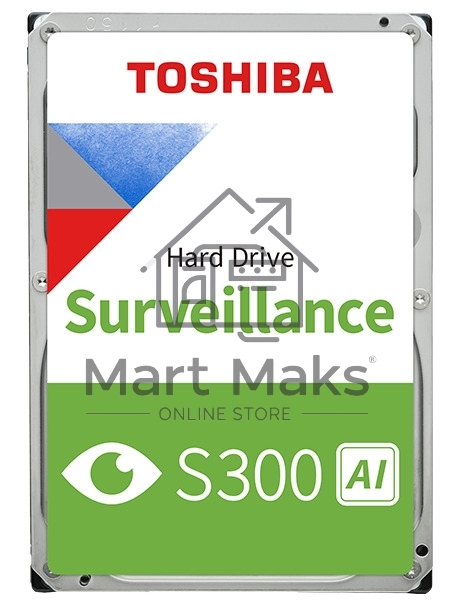 Жесткий диск SATA 16TB S300 AI Video Surveillance 7200RPM 6GB/S 1024MB MG11ACA16TE-V TOSHIBA