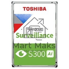 Жесткий диск SATA 16TB S300 AI Video Surveillance 7200RPM 6GB/S 1024MB MG11ACA16TE-V TOSHIBA